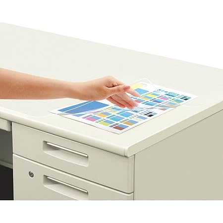 Amazon コクヨ デスクマット 軟質 オレフィン系樹脂 下敷なし 600 450 マ 1900 デスクマット 文房具 オフィス用品
