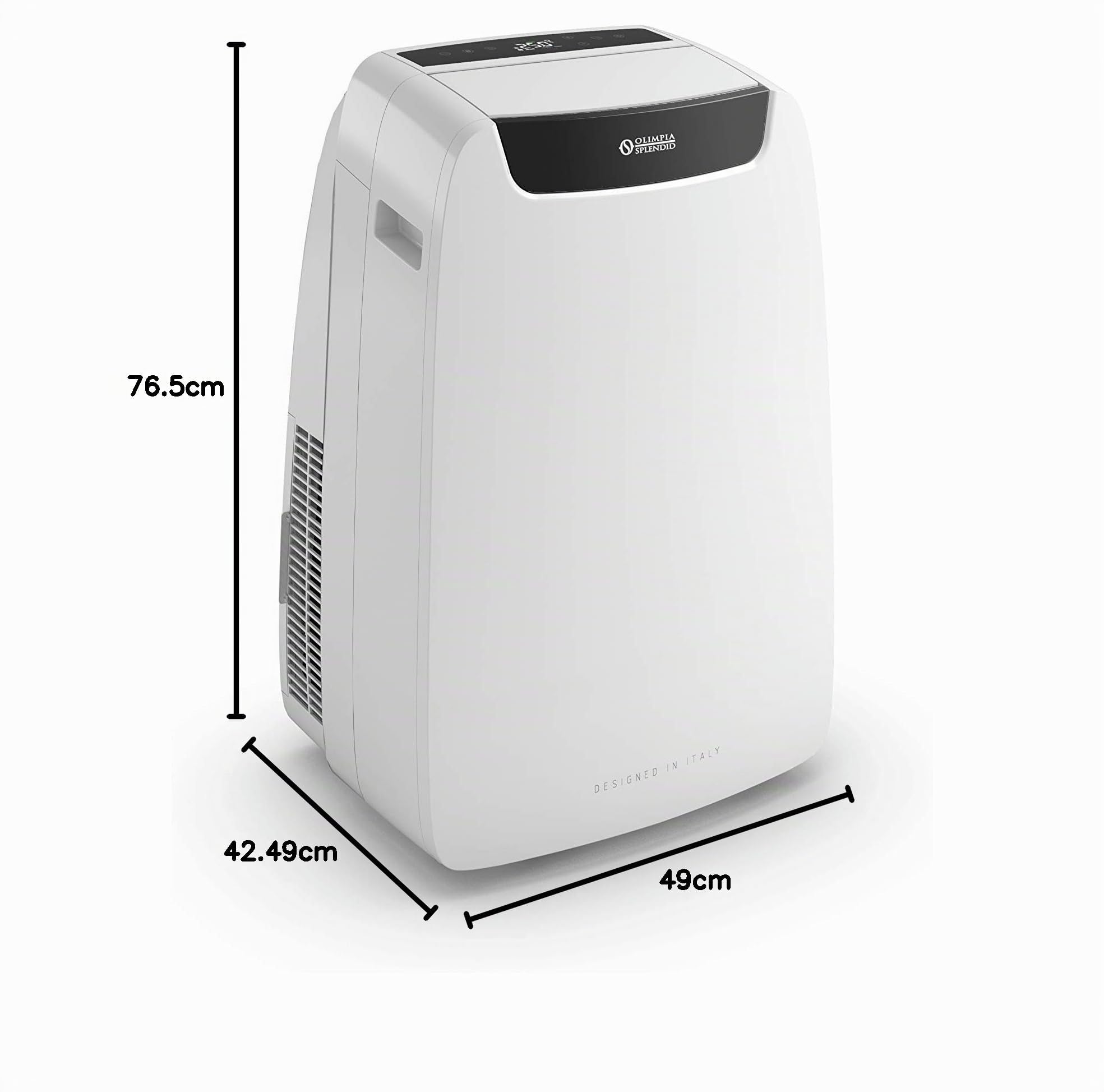 Olimpia Splendid - 02675 Dolceclima Air Pro 16 NW, climatizzatore portatile max. 16000 BTU/h, classe energetica A, 4,1 kW, gas naturale R290, Wi-Fi integrato