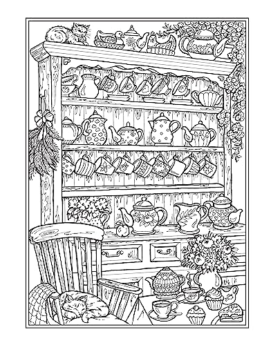 Creative Haven Afternoon Tea Coloring Book