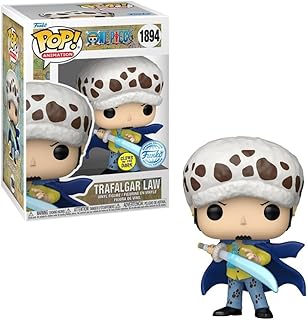 Pop! One Piece Trafalgar Law with Blue Anesthesia Glow-in-The-Dark Vinyl Figure