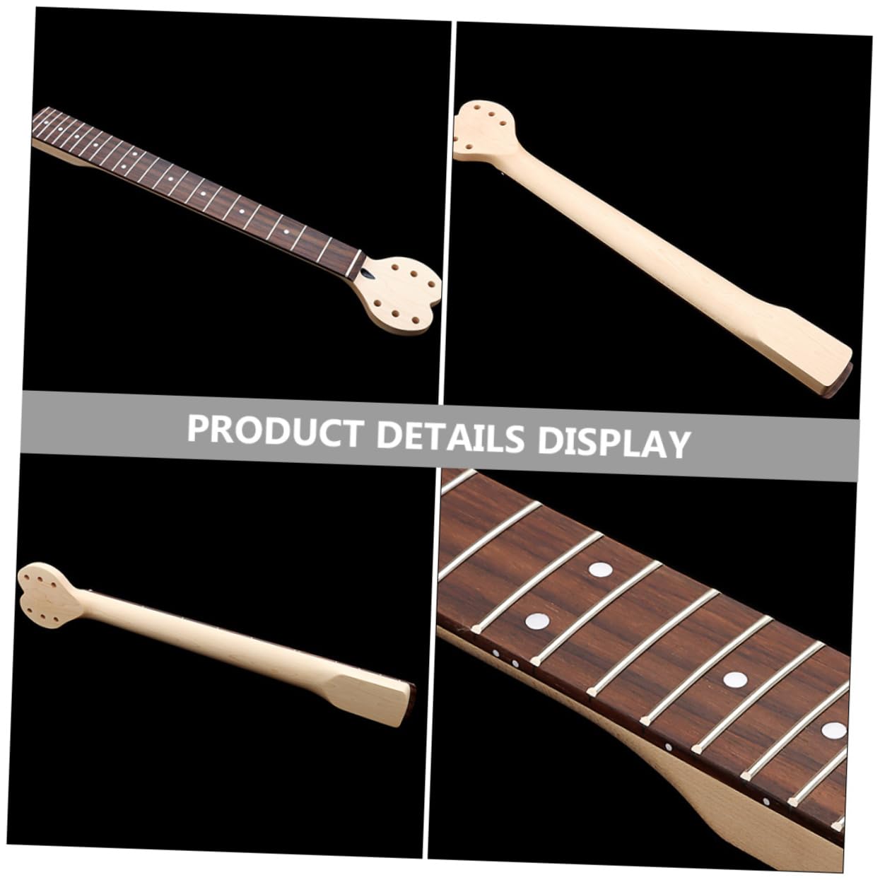 TOYANDONA Uchwyt Gitarowy Gałki Do Gitary Wskaźnik Serce Gitara Szyi Gitara Gryf Gitary Elektrycznej Koncert Szyi Głowy Etui Na Gitarę Akcesoria Elektrycznej Akcesoria