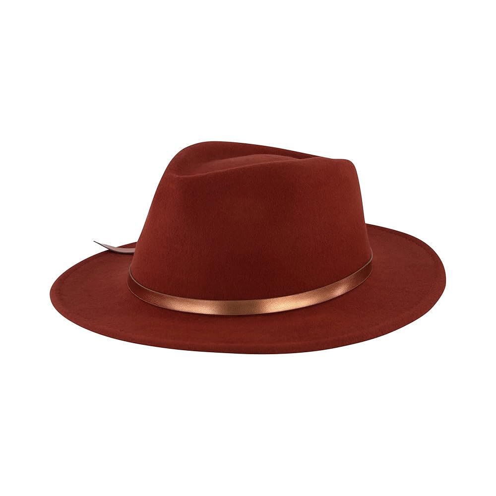 Christian Siriano New York Fedora Hat, Wool Felt Wide Brim