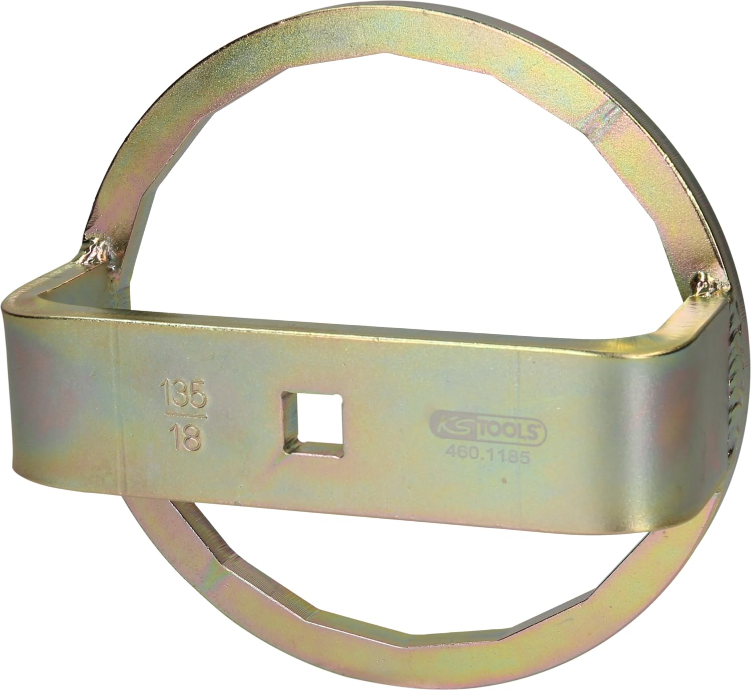 KS Tools 460.1185 - Clé pour filtre à huile MAN Ø135 mm / 10 cannelures - En matière Robuste et Résistante