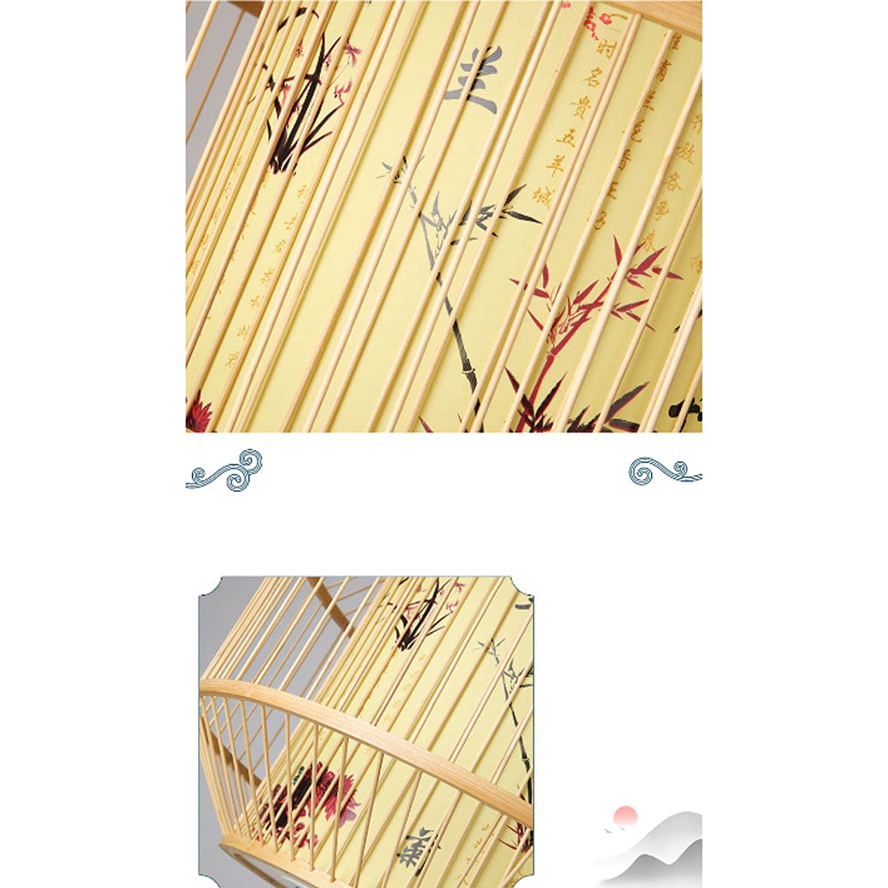 Lámpara colgante de bambú para cocina, Isla de cocina, cesta de ratán, pantalla de techo, cúpula de mimbre, pantalla de lámpara, decoraciones colgantes