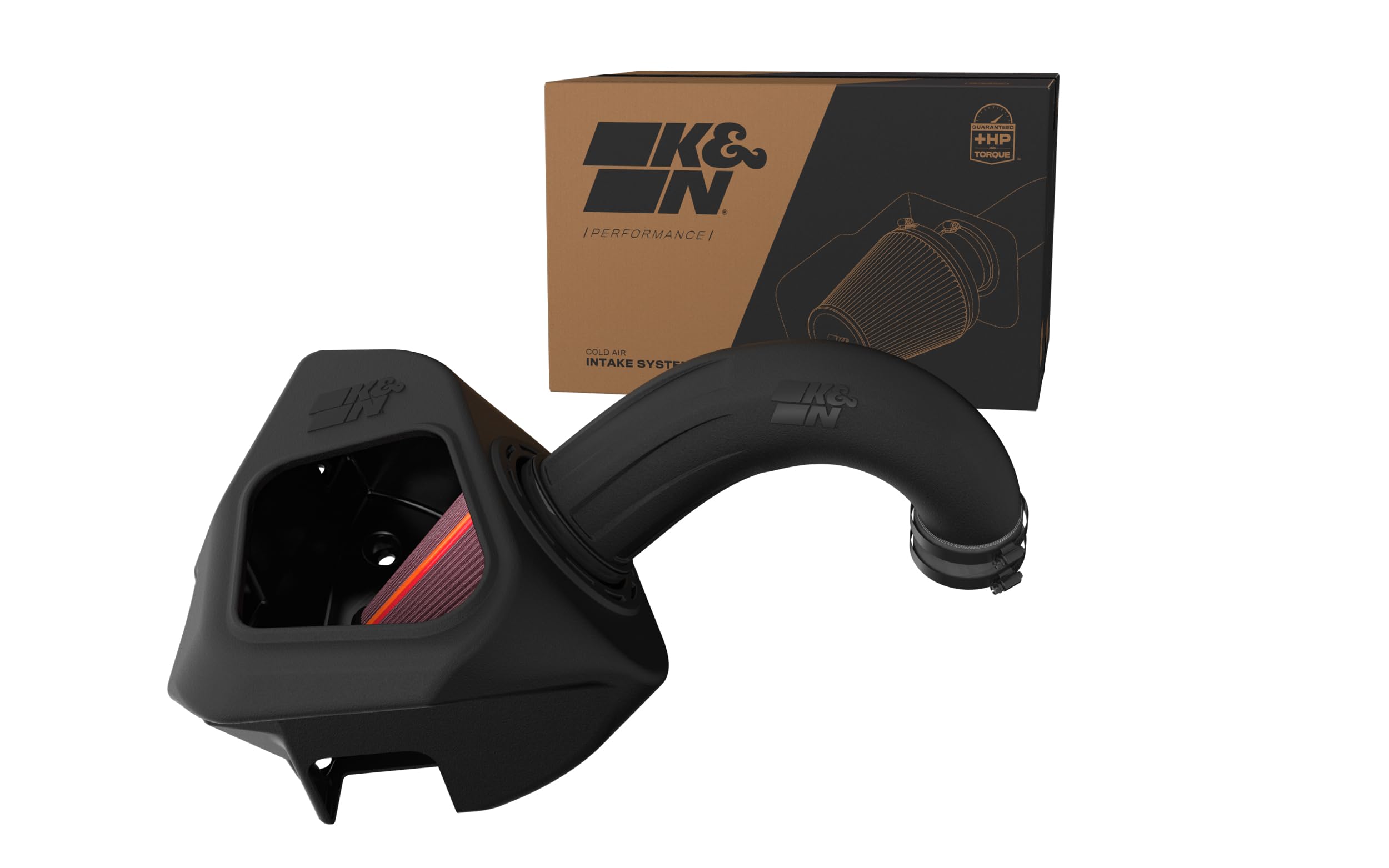 K&N NextGen Cold Air Intake System: High-Flow Cotton Filter: Compatible with 2019-2024 RAM 1500; 50-1578