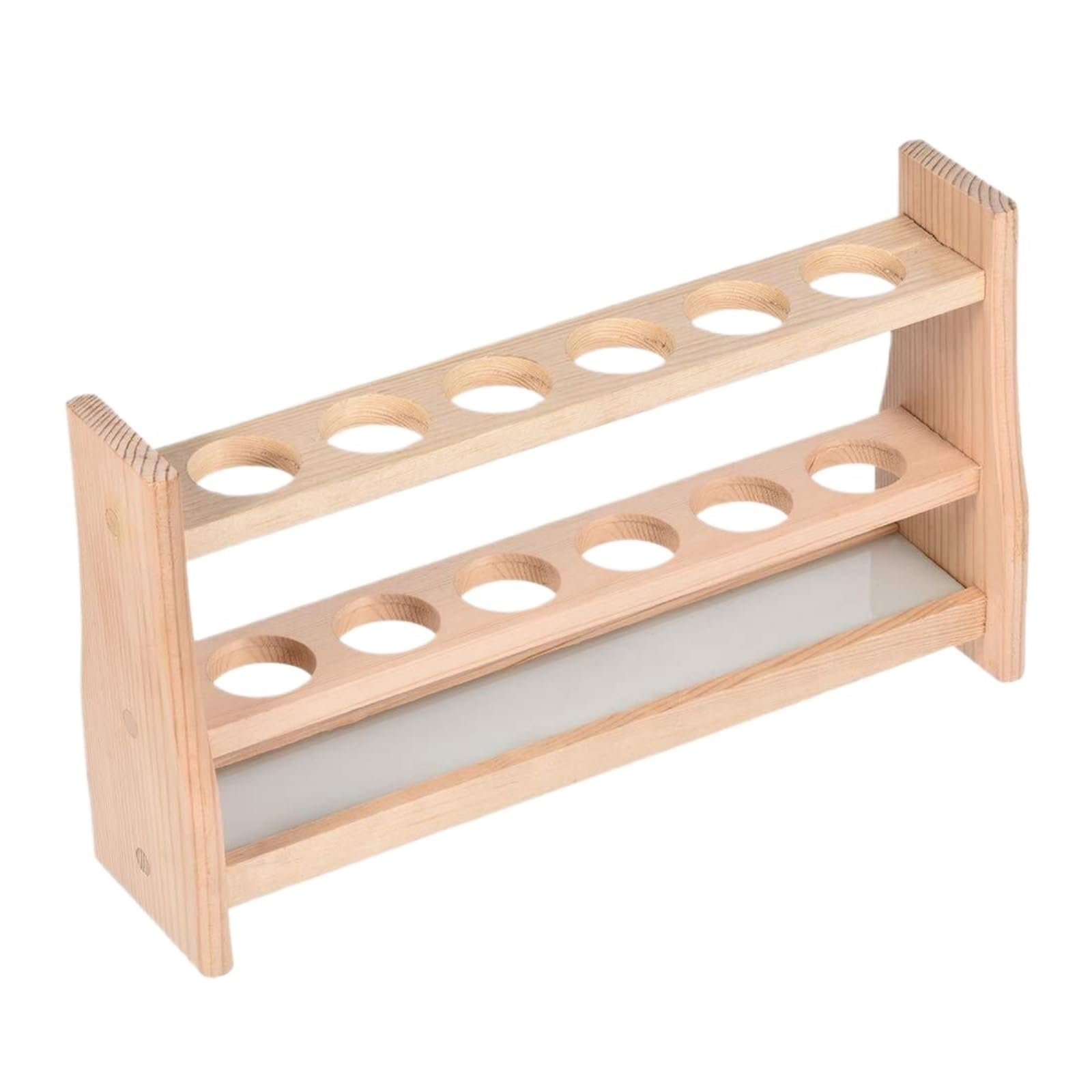CVdrtyED Classroom Test Tube Rack Wooden Laboratory Test Tube Rack Holder 6 Holes For 100ml Scientific Experiments