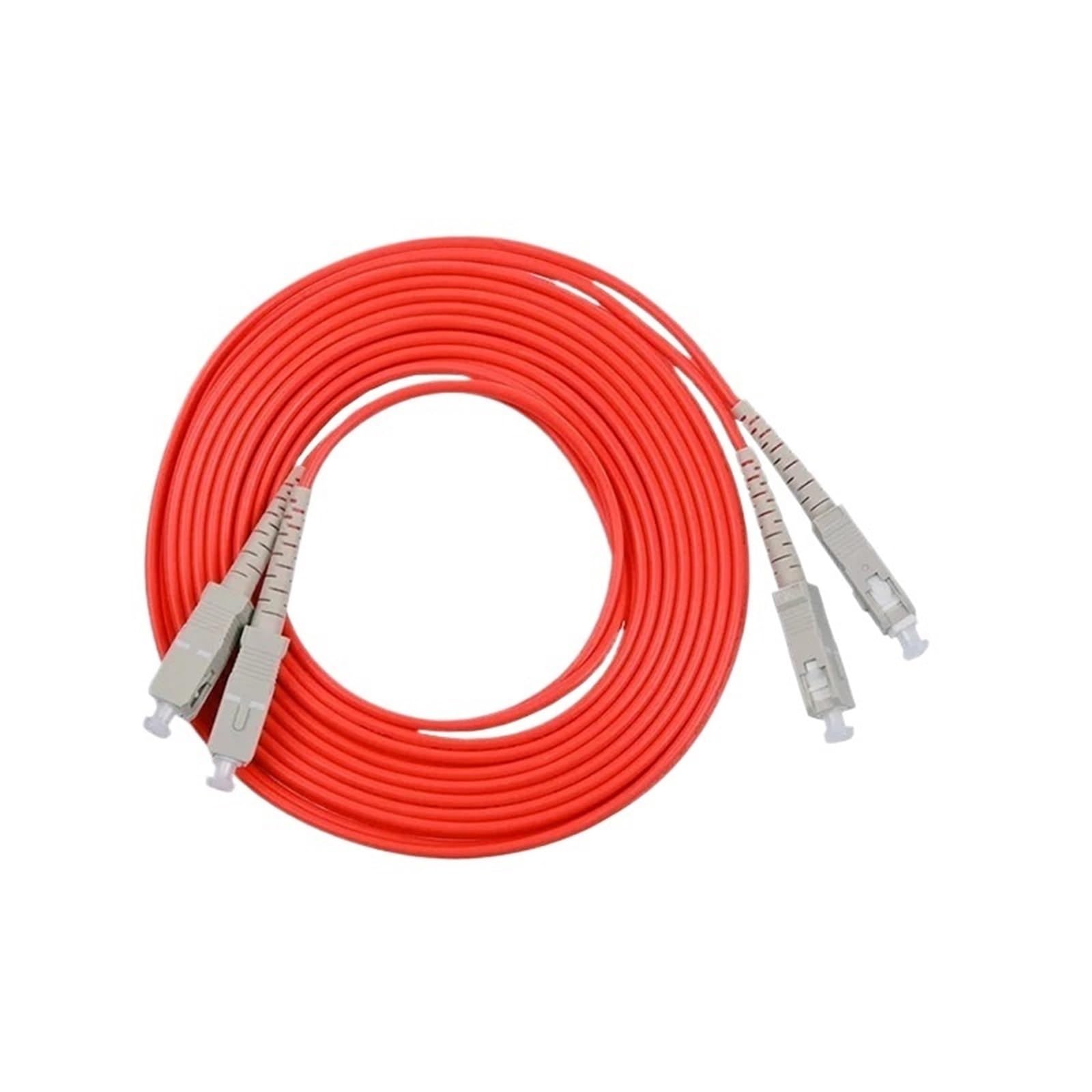 Lot de 20 câbles de raccordement à Fibre Optique SC-SC Duplex multimode 3,0 mm 62,5/125 µm(3MTR)