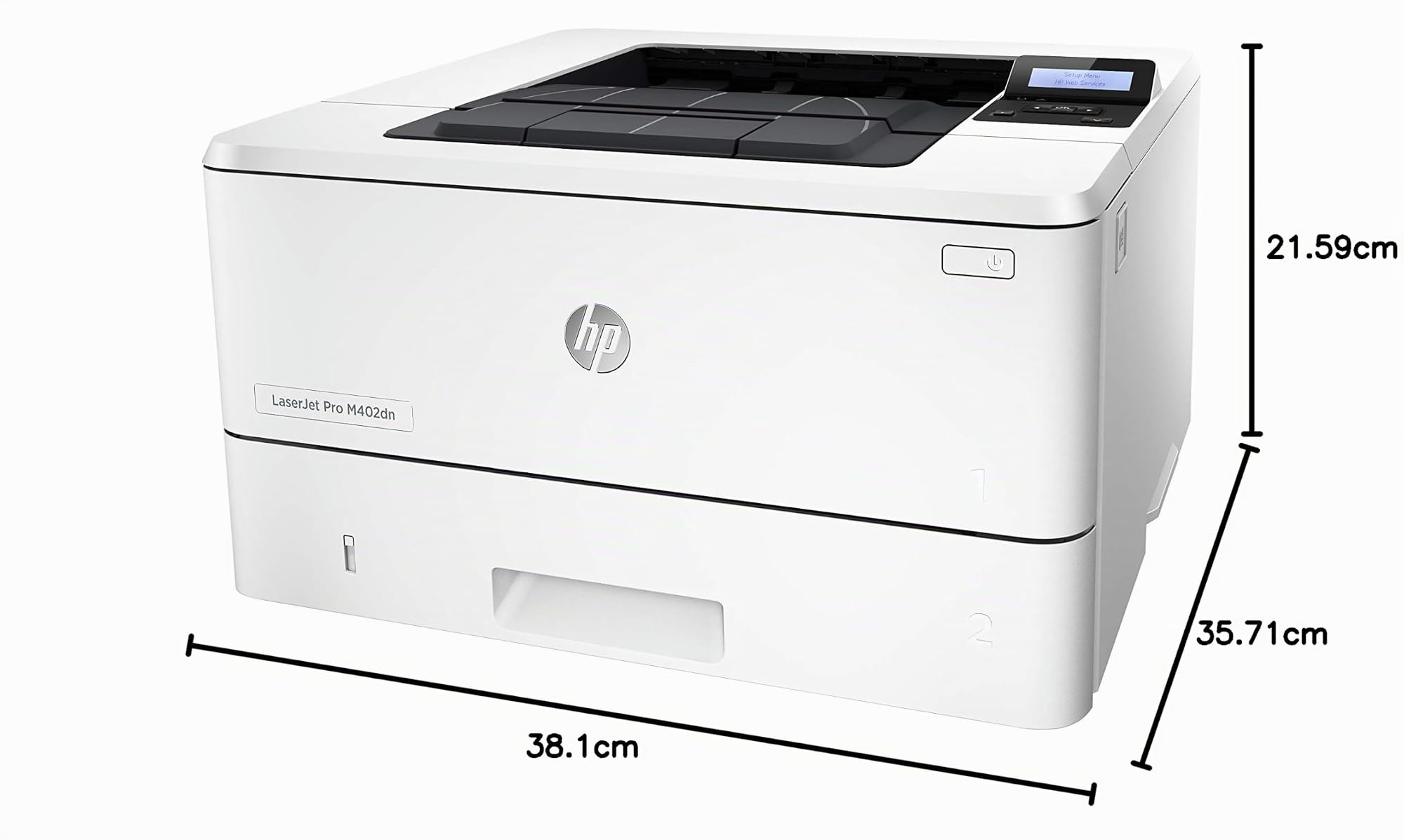 HP M402dn Imprimante Laser Jet Pro Blanc/Gris Foncé
