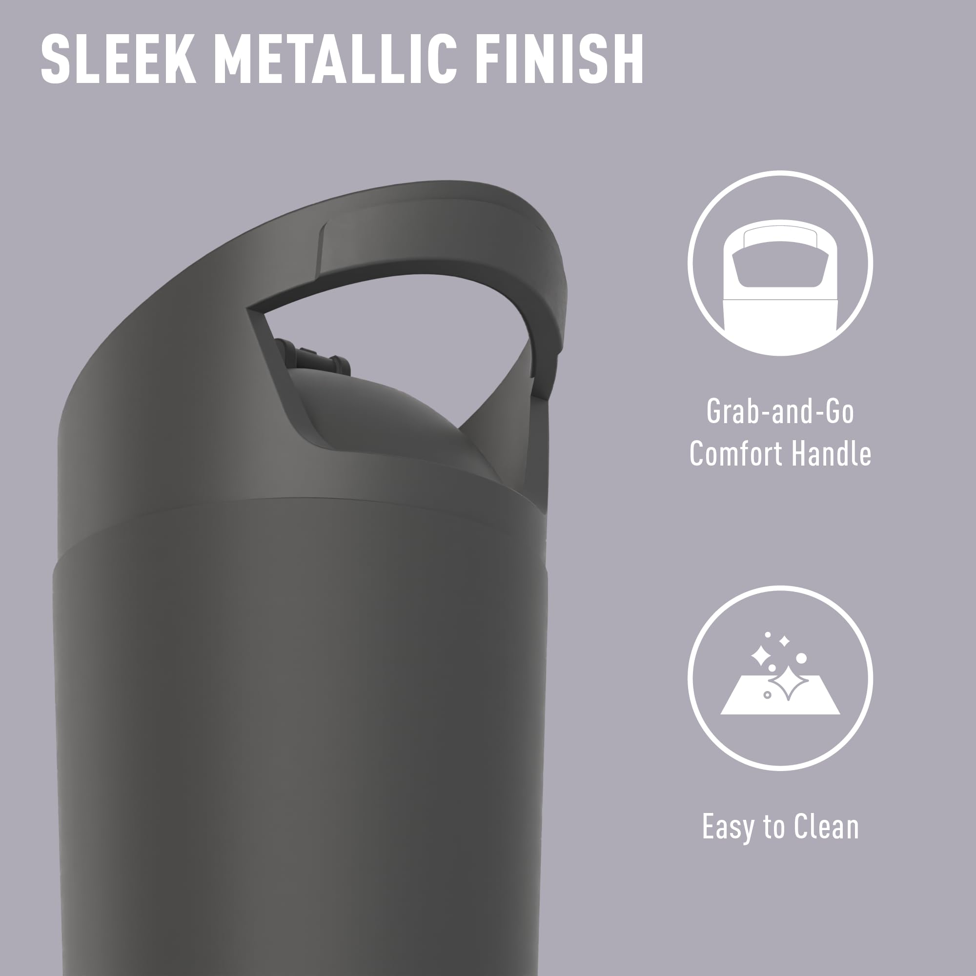 Aazon.co: Asobu Cosic Water Bottle - 32oz/1 Ltr Stainless Steel Chilled Water Bottle, Secure - View #4
