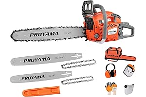 PROYAMA 2-Cycle Gas Powered Chainsaw: The Ultimate Tool for Tree Wood Cutting