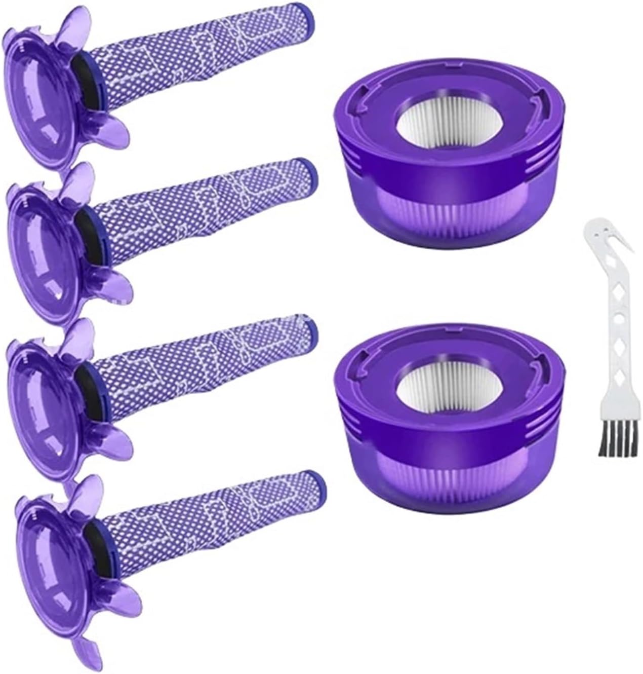 Handheld Vacuum Cleaner Parts Pre Post Filter Accessories Washable Replacement(Set9)