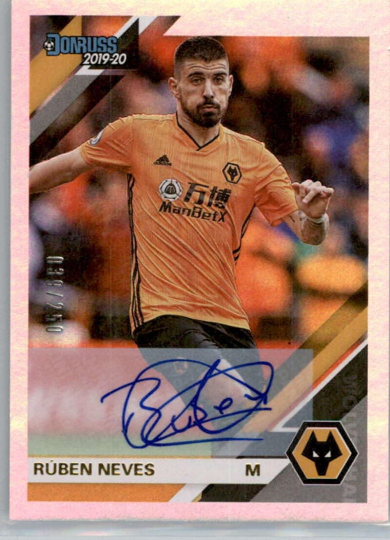2019-20 Panini Chronicles Donruss Signature Edition #199 Ruben Neves Auto Autograph SER/250 Wolverhampton Wanderers 2019-20 Panini Chronicles Donruss Mosaic #1 Bernd Leno Arsenal Official EPL Soccer Card in Raw (NM or Better) Condition
