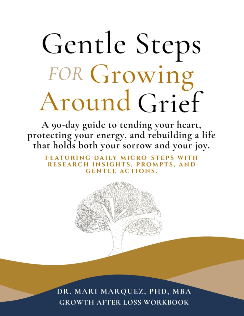 Gentle Steps for Growing Around Grief: A 90-day guide to tending your heart, protecting your energy, and rebuilding a life that holds both your sorrow and your joy.