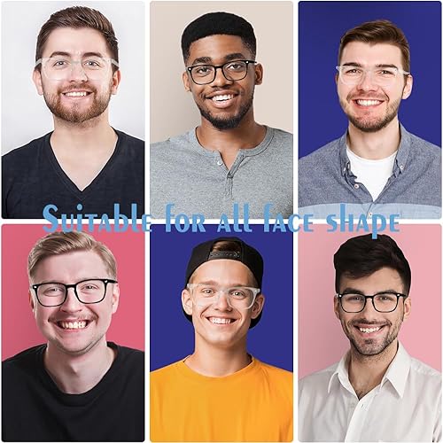 Miniatura 6 de Yekepal Gafas con filtro de luz azul, paquete de 2 lentes de luz azul para hombre, anteojos de luz azul para mujer, anteojos con luz azul para