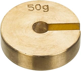 Eisco Labs Brass 50 Gram Slotted Weight (Spare/Replacement)