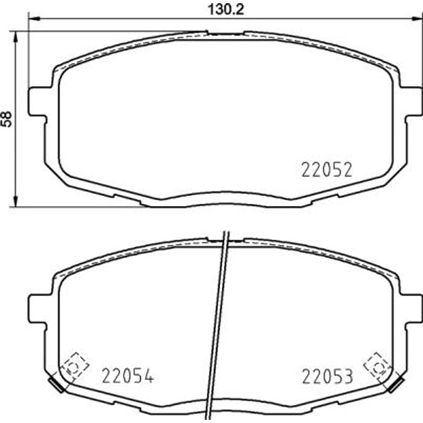 Brembo Plaquettes de frein P30099