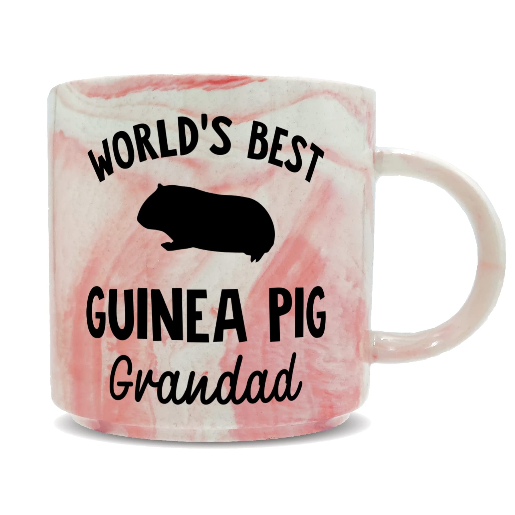 Hippowarehouse World's Best Guinea Pig Grandad Printed Mug Various Colour Options Ceramic Cup Kitchenware 11oz
