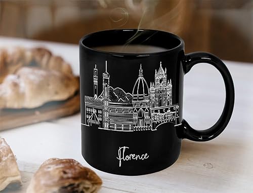 Miniatura 557 de Taza de cerámica Madrid Spain Skyline, taza blanca de recuerdo de Europa de 11 onzas, taza de café personalizada, regalo para cumpleaños, taza
