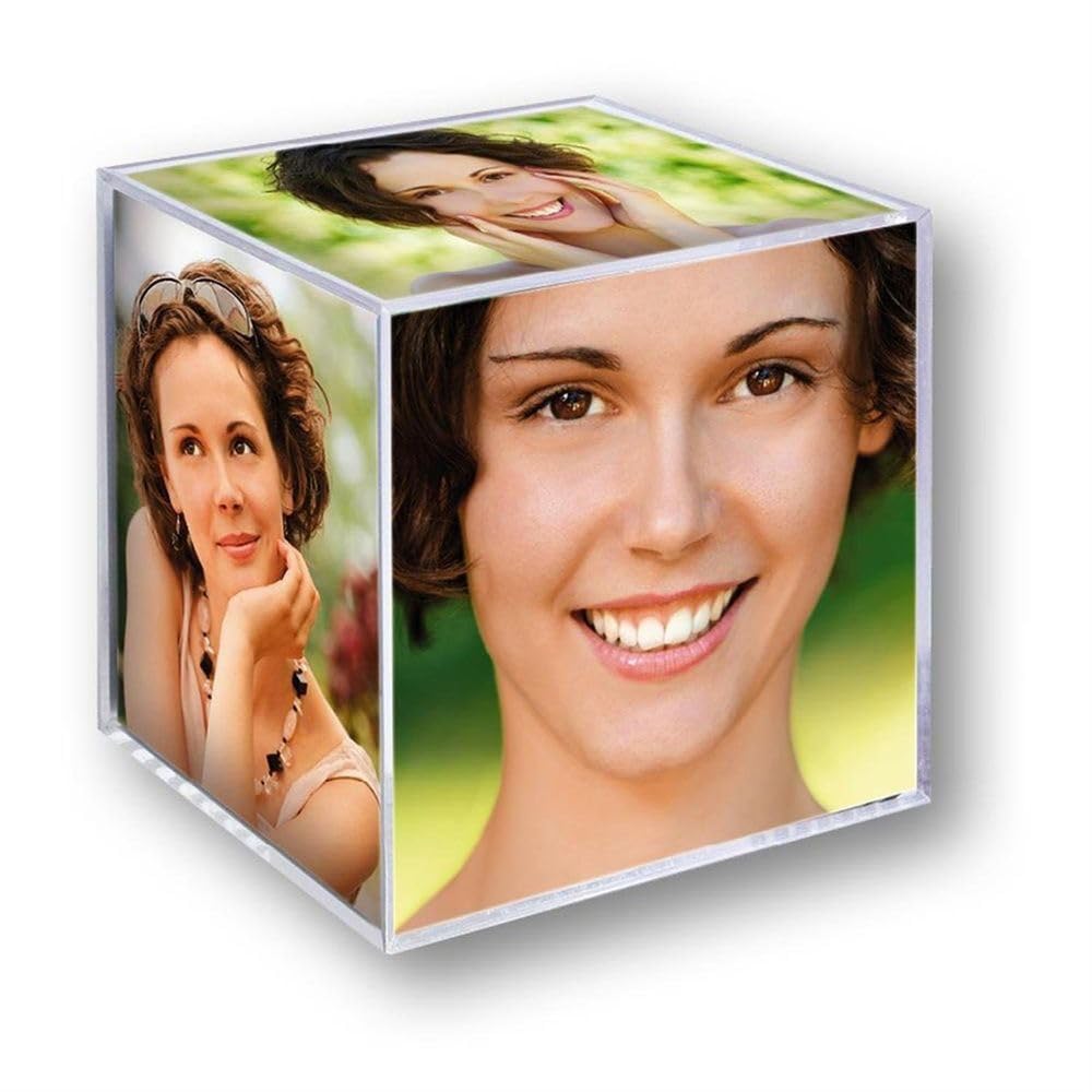 Zep Acrylic Photo Cube for 6 Photographs