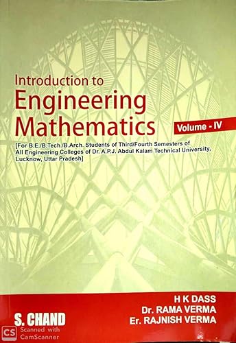 Introduction To Engineering Mathematics Volume- Iv (english, Paperback, H K Dass, Dr. Rama Verma, Er. Rajish Verma)