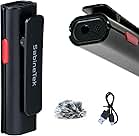 Wireless Bluetooth Microphone, Lavalier Lapel Microphone for iPhone Android Smartphone, Clip -on Recording Mic for Vlogger, YouTube, Interview, Video (SmartMike Silver)