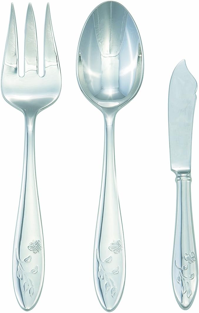 Amazon Lenox Butterfly Meadow Stainless Steel Flatware 3Piece