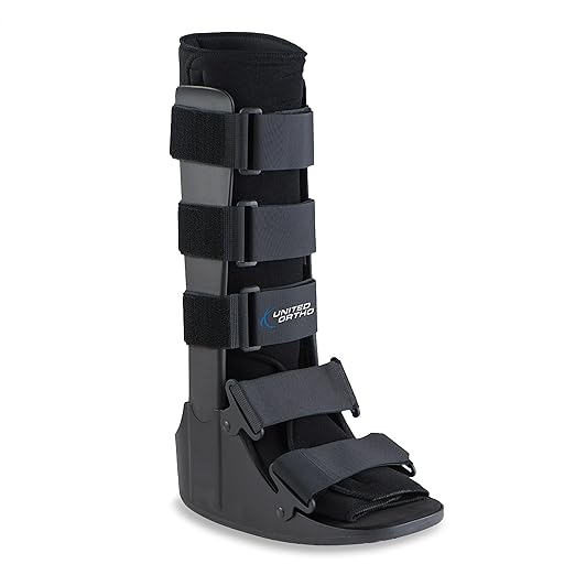 United Ortho Cam Walker Fracture Boot, Extra Small, Black