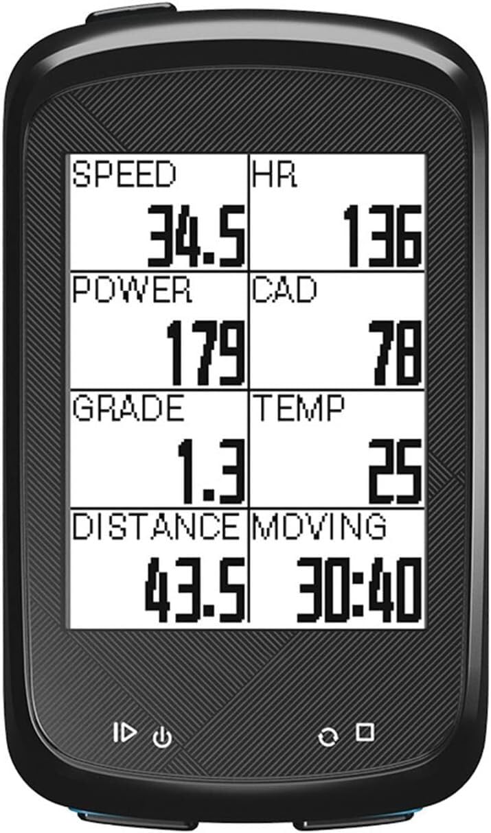 Tachimetro Computer intelligente wireless for bicicletta con monitoraggio della velocità GPS Attrezzatura for ciclismo all'aperto Display retroilluminato impermeabile multifunzione Contachilometri