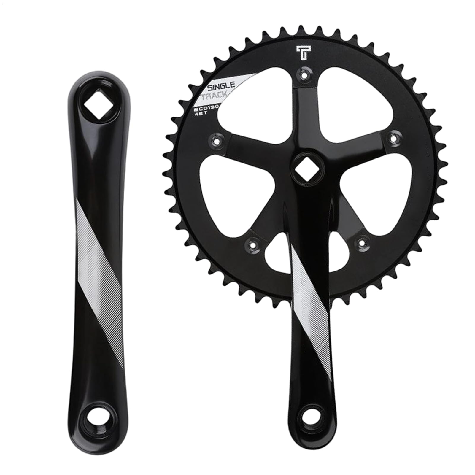 Zestaw korbowy do roweru szosowego, ogólne akcesoria rowerowe, profesjonalny zestaw korbowy ze stopu aluminium do wyścigów szosowych, dojazdów do pracy, codziennej jazdy po szlakach