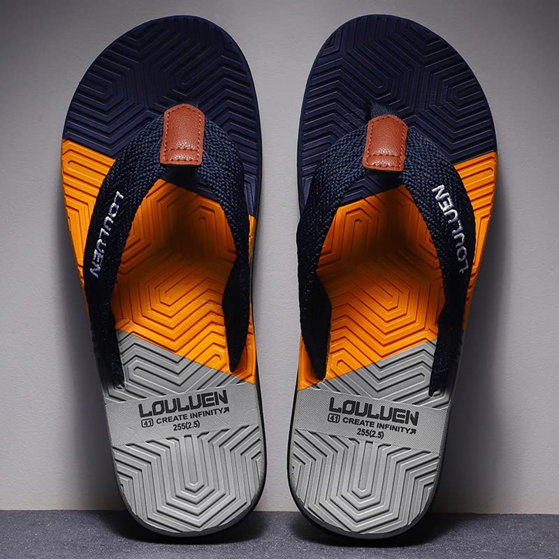 Men's fashionable set of casual sandals - comfortable outdoor summer, spring and autumn, round-toe PVC sole, lightweight and breathable fabric upper, beach shoes2