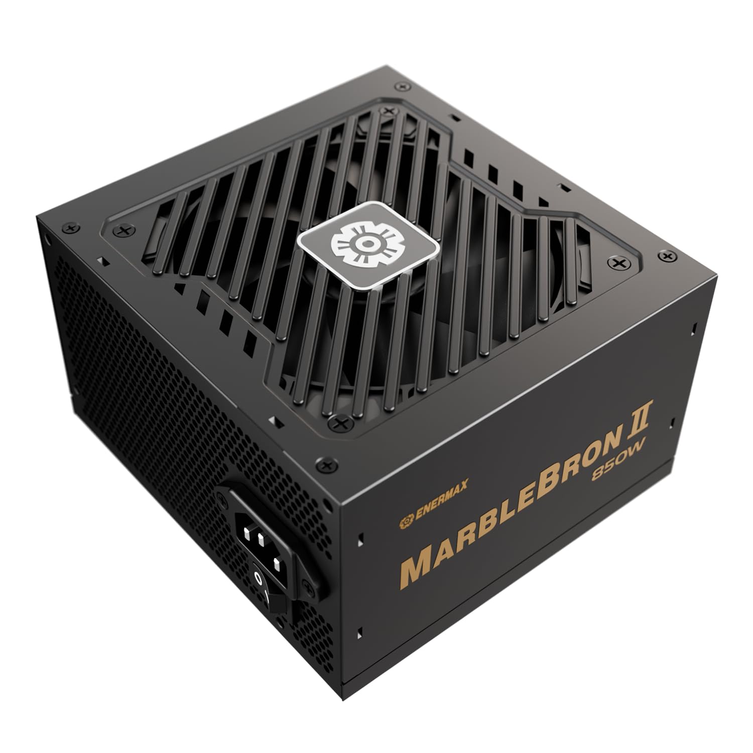 ENERMAX MARBLEBRON II - Fuente de alimentación Modular para Juegos (750 W, 3.1 ATX, PCIe 5.1, Cable de Manga indiv), Color Bronce 80 Plus, Ventilador FDB silencioso de 12 cm, CC a CC con Condensador