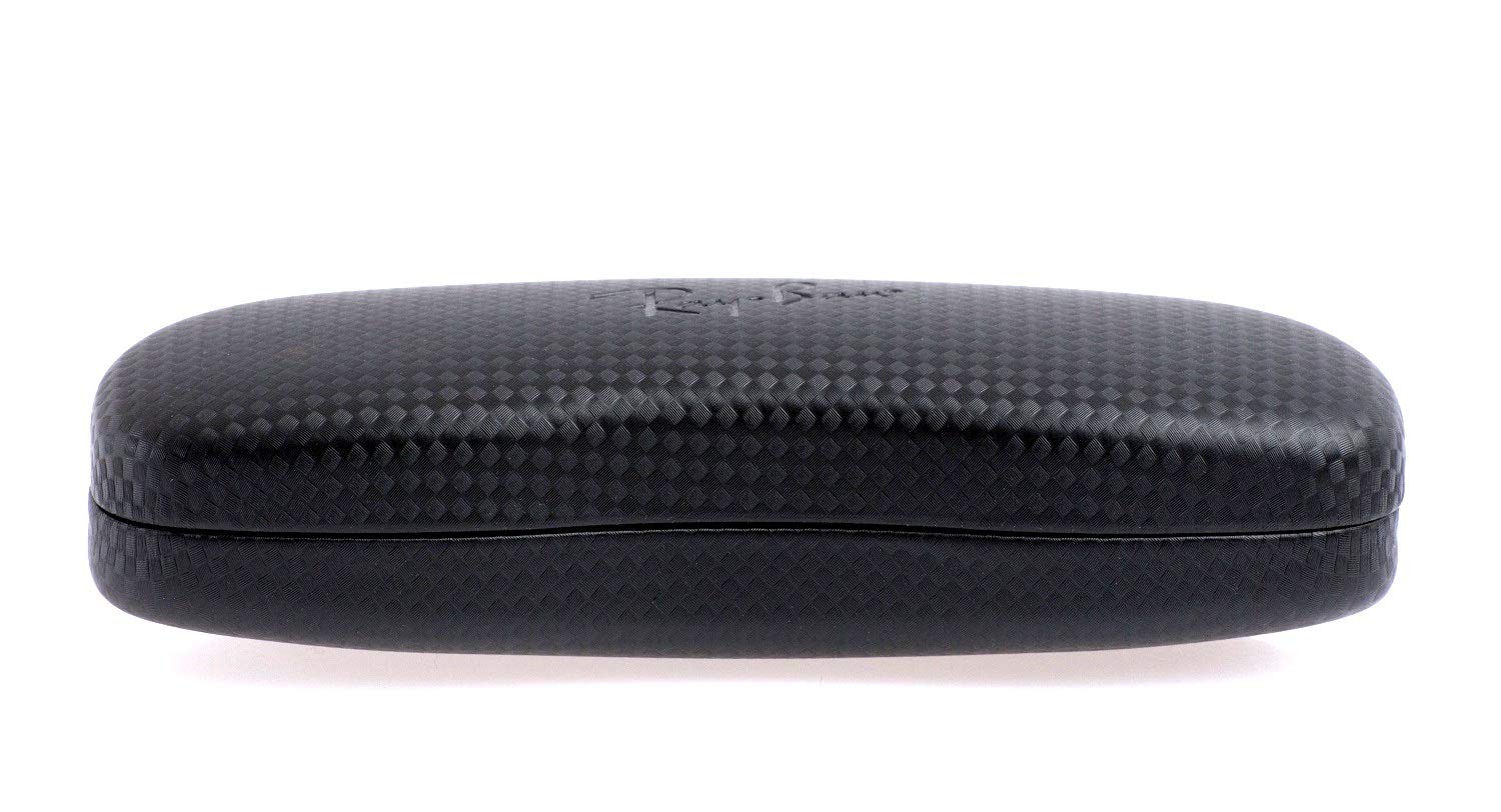 Estuche rígido para gafas Negro/Carbón con paño de limpieza