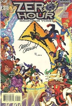 Zero Hour #2 Crisis in Time Hand Signed by Jerry Ordway COA and Card