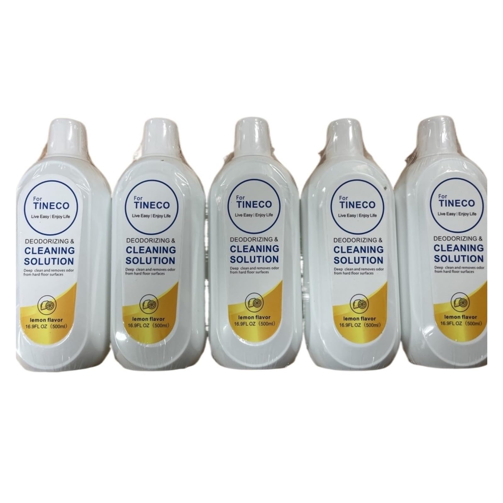 Liquide De Nettoyage De Sol 500 Ml Saveur Citron, Compatible Avec Tineco FLOOR ONE S5/S3/IFLOOR3/IFLOOR2/IFLOOR Les Séries. Pièces De Balayeuse(2pcs)