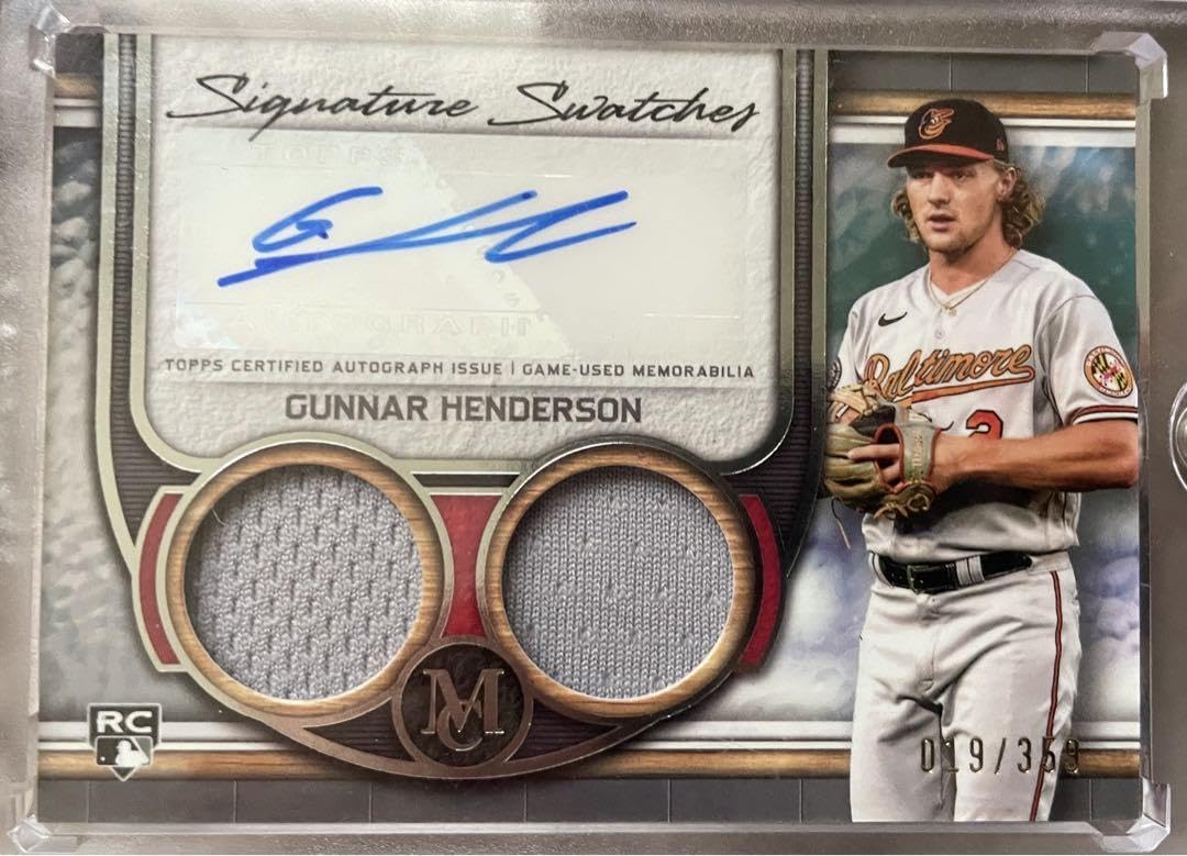 Amazon.co.jp: TOPPS museum Gunnar Henderson サインカード RC : おもちゃ