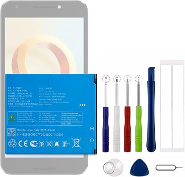 [New] TLi025B7 Replacement Battery for Alcatel A3 Plus 5011A with Technical Toolkit.