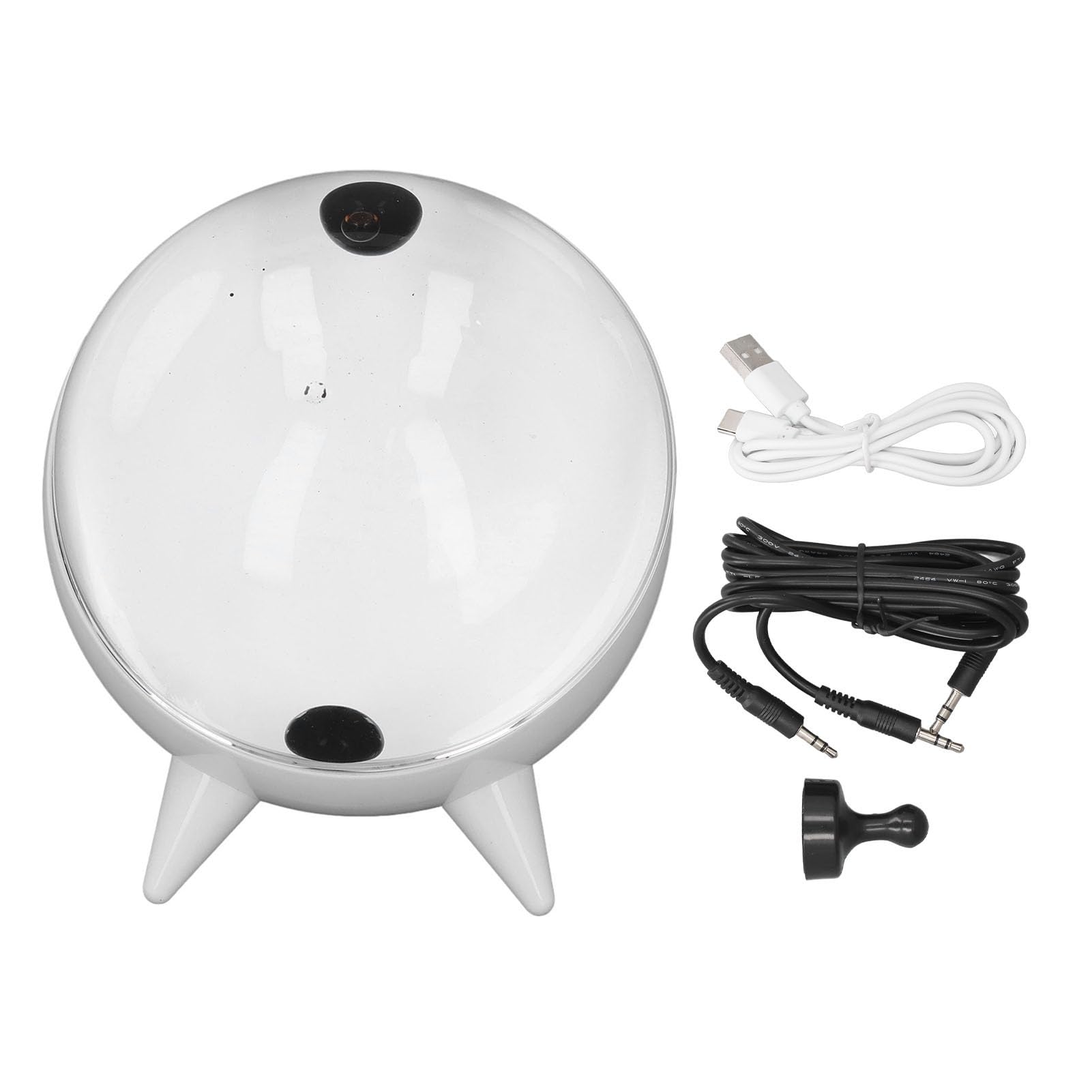 Hidyliu Magnetic Fluid Music Rhythm Visualizer Erweiterte Tonaufnahme für Home Entertainment 3,86 X 3,86 X 4,17 Zoll