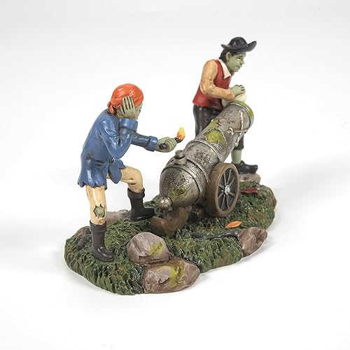 Miniatura 5 de Department 56 Snow Village - Figura de calavera explosiva para Halloween, 3 pulgadas, multicolor