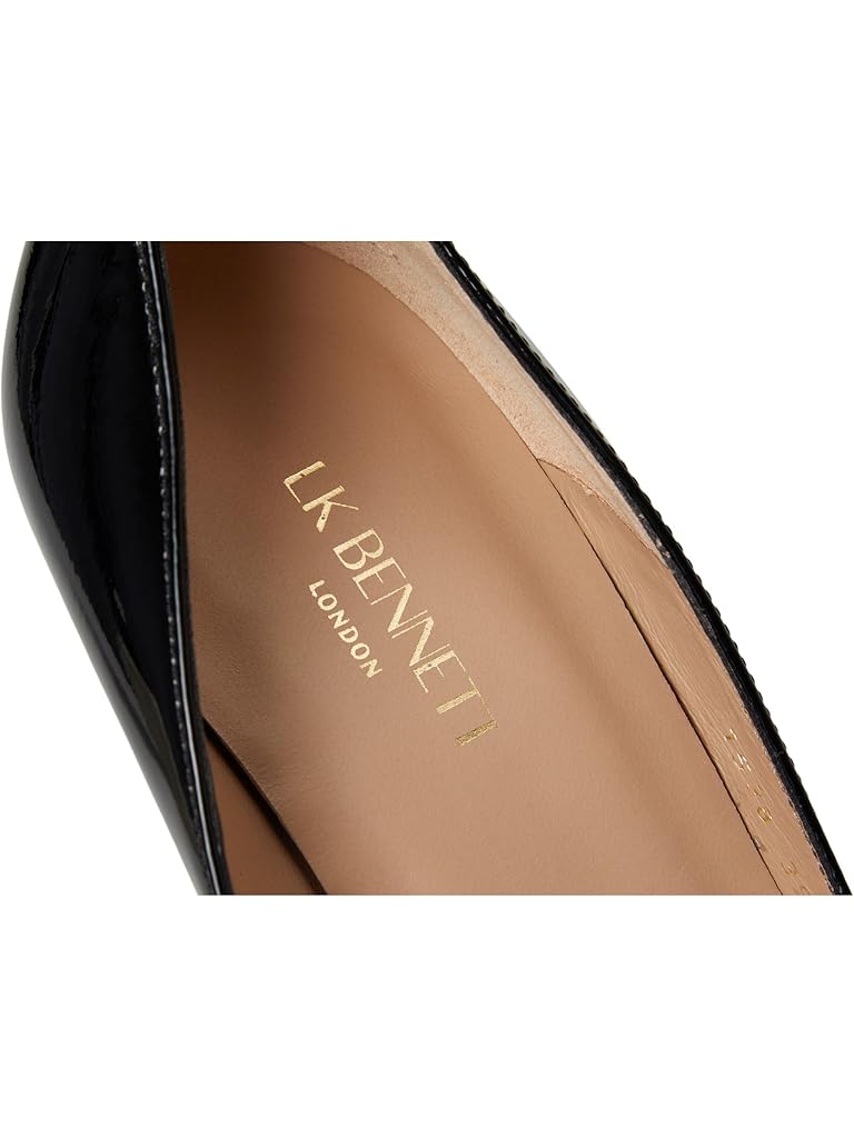 Black LK Bennett Sledge Platform Courts