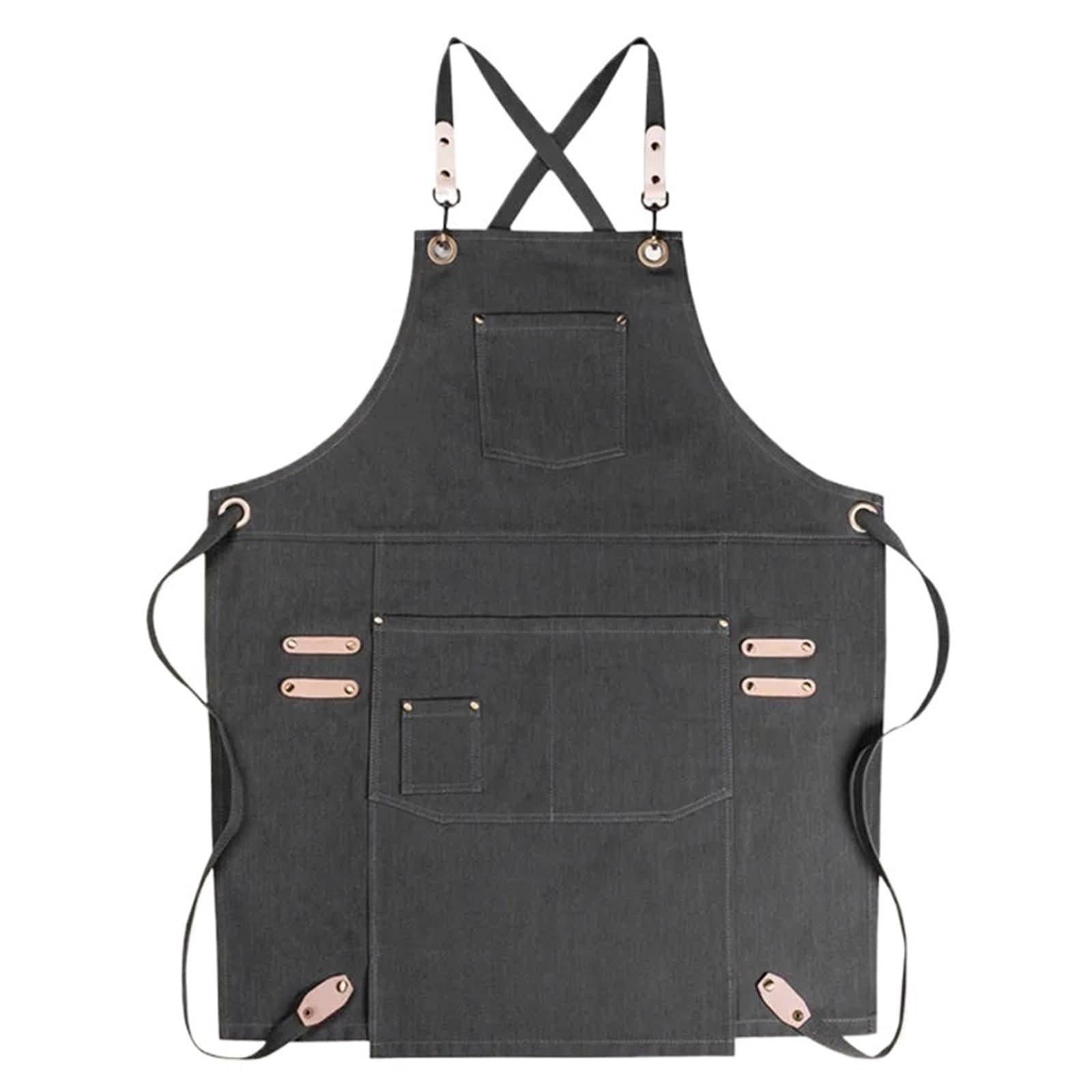 Grembiule in tela denim Cafe Barista Per Giardino