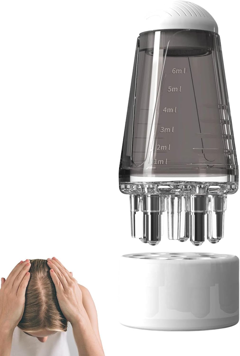 Haarolie-applicators – olietools voor de hoofdhuid, olieverspreiders voor de hoofdhuid, massageborstel, ballen, wortelkam, hoofdhuidmassageapparaat met roller, druppelaar, reinigingsborstels voor