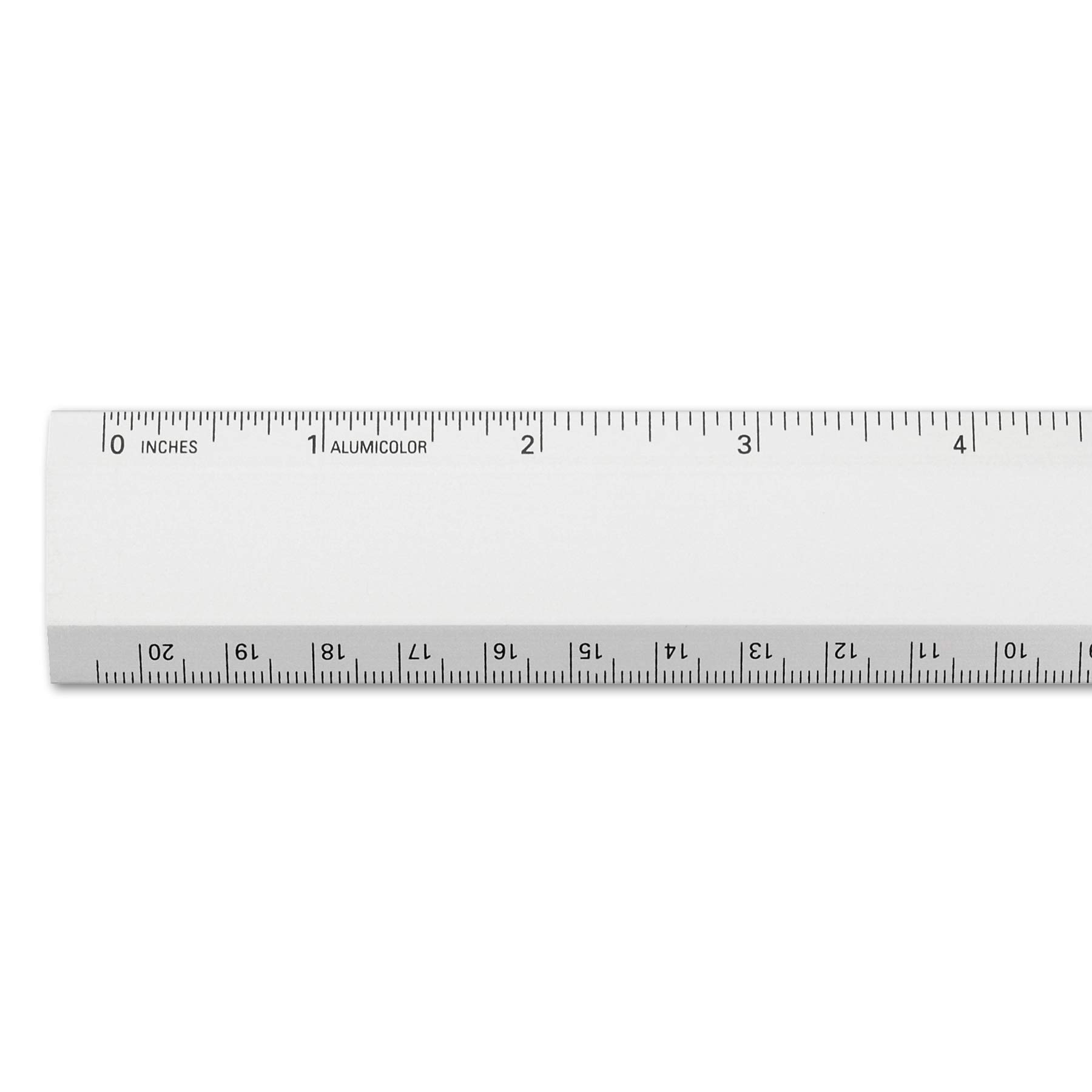 Snapklik.com : Alumicolor Aluminum Desk Ruler