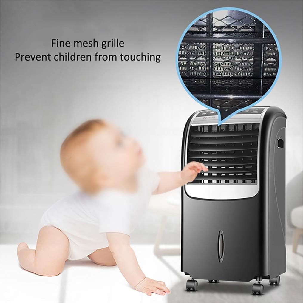 Air Cooler for Home Office Air Coolers Evaporative Coolers Portable Humidifier Purifier Misting Evaporative Air Conditioner Whit Remote Control Fan and Bladeless Noiseless Fan for Office D