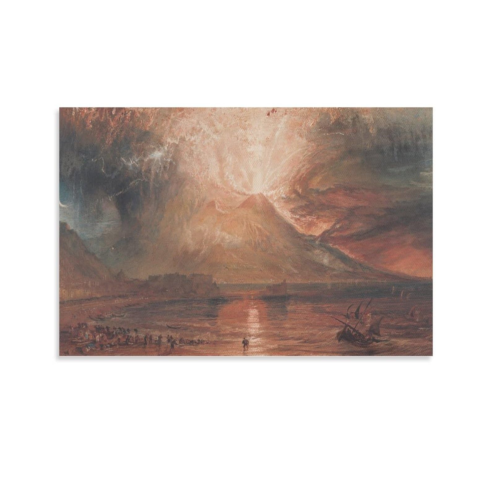 Amazon.com: Devinee Joseph Mallord William Turner - Vesuvius in