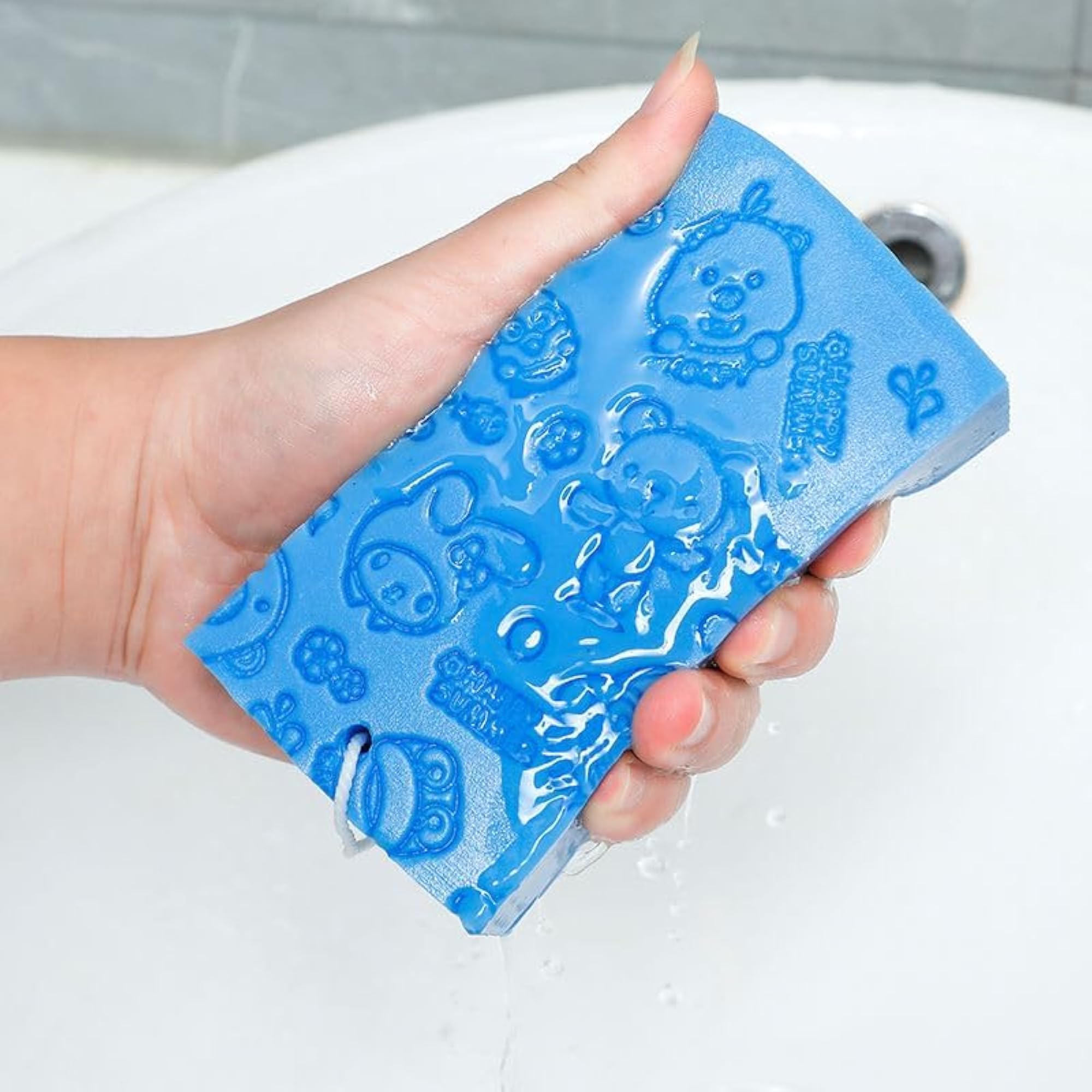Super Soft Bath Sponge, Pack of 2 for Gentle Body Scrubbing