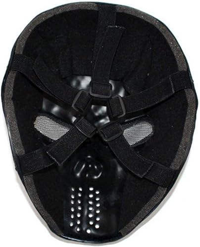 Miniatura 3 de Resina Airsoft Cráneo Máscaras Halloween terror merodeadores máscara Cosplay máscaras tácticas con malla de metal protección ocular