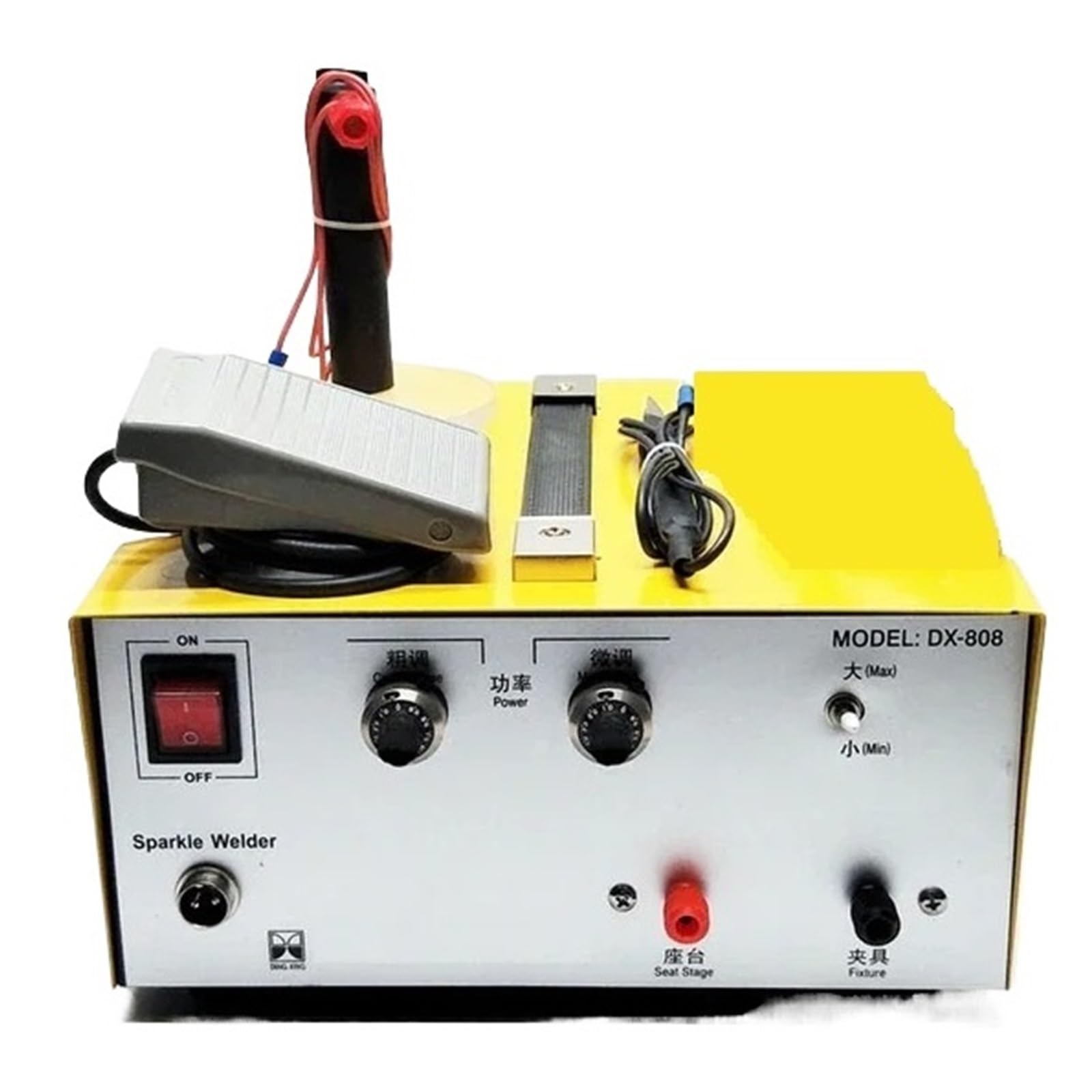 DX-808 Pulse Sparkle Spot Welder Maszyna do obróbki biżuterii złotej i srebrnej Elektryczna maszyna do spawania punktowego Pulse 80A 30A Wszechstronne zastosowanie(80A)