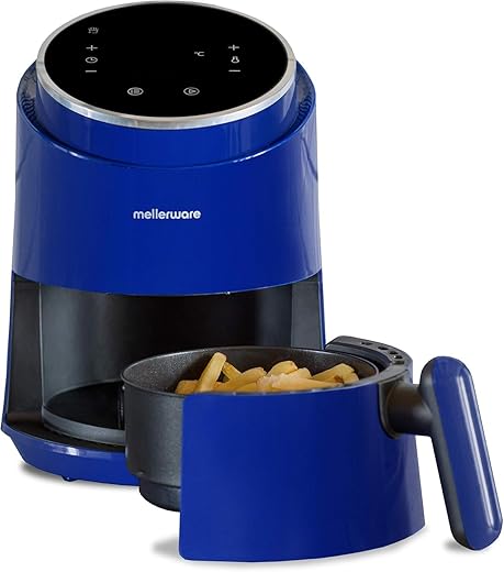 Mellerware – Freidora de Aire Mellerware CRUNCHY! Blue, 1.5L.