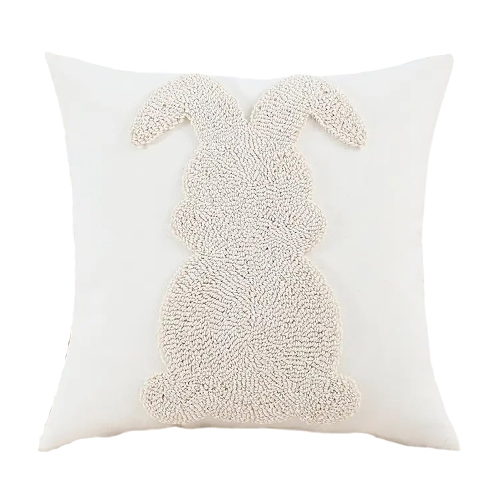 carotoe Plushes Faux Furs Household Pillow Covers Soft Faux Easters Protectors Covers for Outdoor Traveling Decoration Throw Pillow Case