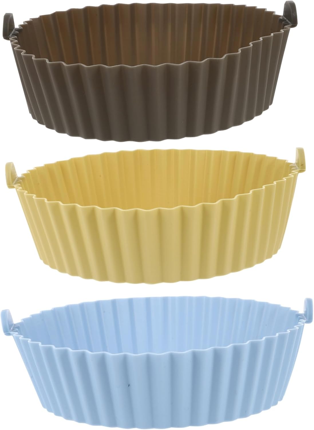 LIFKOME 3 Pcs Silicone Pad Baking Pads Baking Liners Non Stick Air Fryer Liner Air Fryer Silicone Pots LIFKOME 3 Pcs Silicone Pad Baking Pads Baking Liners Non Stick Air Fryer Liner Air Fryer Silicone Pots